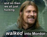 One Does Not Simply Walk into Mordor