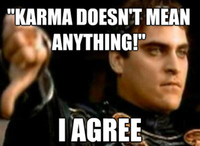 Downvoting Roman / Commodus Thumbsdown