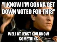 Downvoting Roman / Commodus Thumbsdown