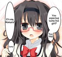 Glasses Sayaka / Too bad, it was just me!