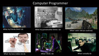 What People Think I Do / What I Really Do