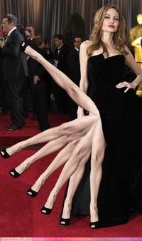 Angelina Jolie's Leg