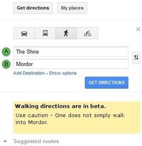 One Does Not Simply Walk into Mordor