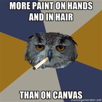 Art Student Owl