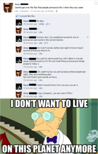 I Don't Want to Live on This Planet Anymore