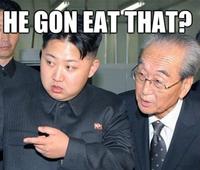 Hungry Kim Jong-un