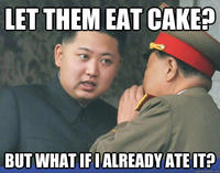 Hungry Kim Jong-un