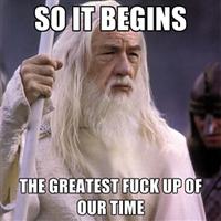 So it begins/Foreboding Gandalf