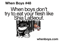 Actual Cannibal Shia LaBeouf