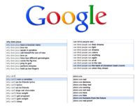 Google Search Box Suggestions 