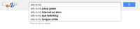 Google Search Box Suggestions