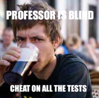 Lazy College Senior