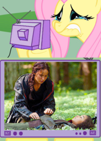 Fluttercry / Characters Watching Tv