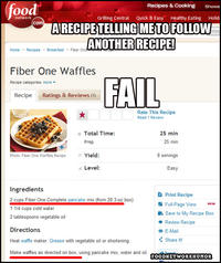 Food Network Recipe Reviews