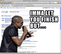 Kanye Interrupts / Imma Let You Finish