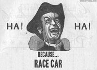 BECAUSE RACE CAR