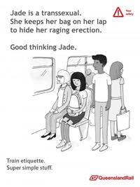 Queensland Rail Etiquette Posters