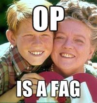 OP is a Faggot