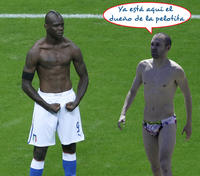 Mario Balotelli's Goal Celebration