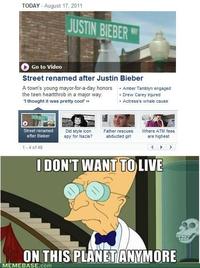 I Don't Want to Live on This Planet Anymore