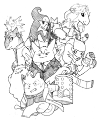 Pokefication / Pokefied Characters