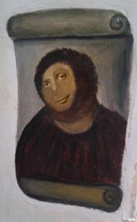 Botched Ecce Homo Painting