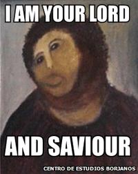 Botched Ecce Homo Painting