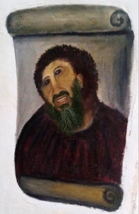 Botched Ecce Homo Painting