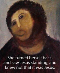 Botched Ecce Homo Painting