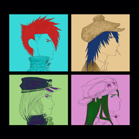 Gorillaz "Demon Days" Cover Art