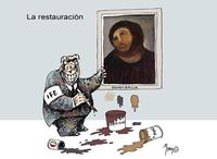 Botched Ecce Homo Painting