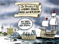 Land Mass between New Orleans and Mobile