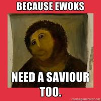 Botched Ecce Homo Painting