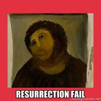 Botched Ecce Homo Painting