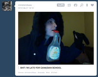 Shit, I'm Late For School