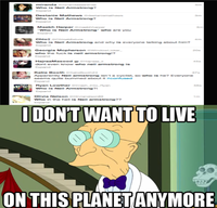 I Don't Want to Live on This Planet Anymore