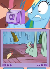 Fluttercry / Characters Watching Tv