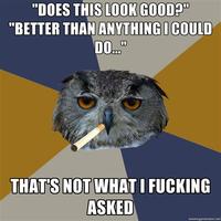 Art Student Owl