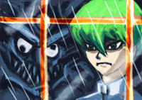 Season 0 Kaiba Staring At the Rain Through a Window
