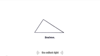 Ah, The Scalene Triangle