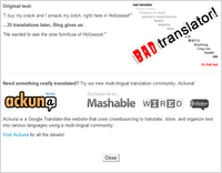 Bad Translator