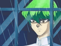 Season 0 Kaiba Staring At the Rain Through a Window