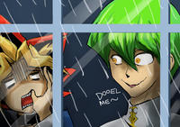Season 0 Kaiba Staring At the Rain Through a Window