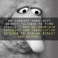 Fired Big Bird / Mitt Romney Hates Big Bird