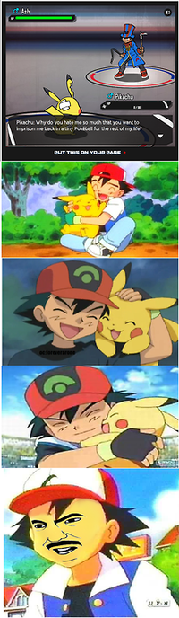 Pokémon Black and Blue / PETA Pokémon Parody