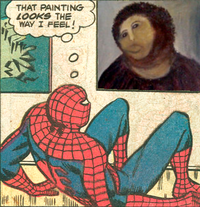 Botched Ecce Homo Painting