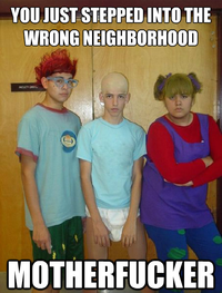 You Came to the Wrong Neighborhood