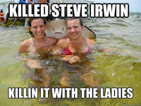 Stingray Photobomb