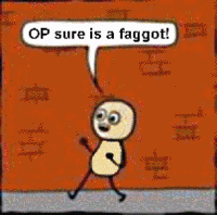 OP is a Faggot
