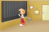 Bart Simpson's Chalkboard Parodies